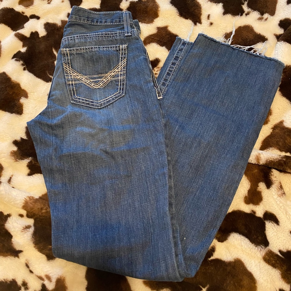 Cinch Men's Ian October Slim Fit Boot Cut Jeans Size 29x36
